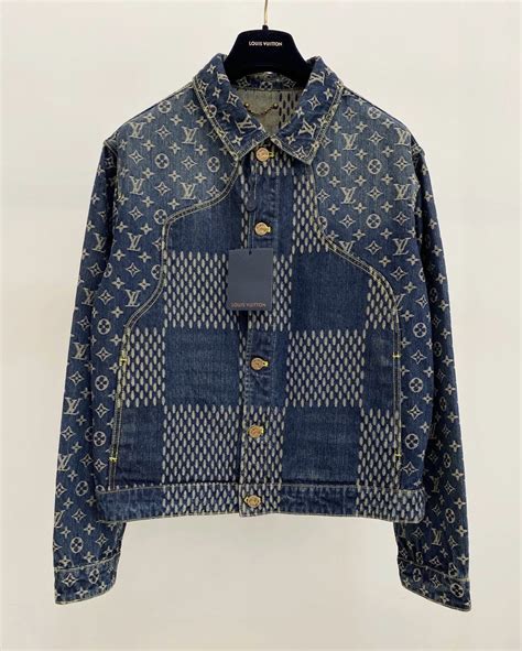 lv demin jacket|louis vuitton denim jacket price.